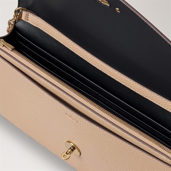 Mulberry Darley Clutch Crumpet Small Classic Grain